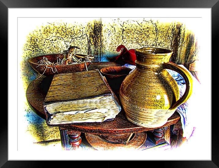 Early Colonial Still Life Framed Mounted Print by Mark Sellers