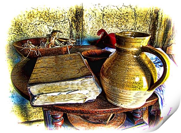 Early Colonial Still Life Print by Mark Sellers