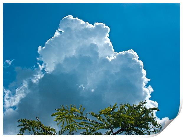 Blue Sky Convection Print by Sam Jowett