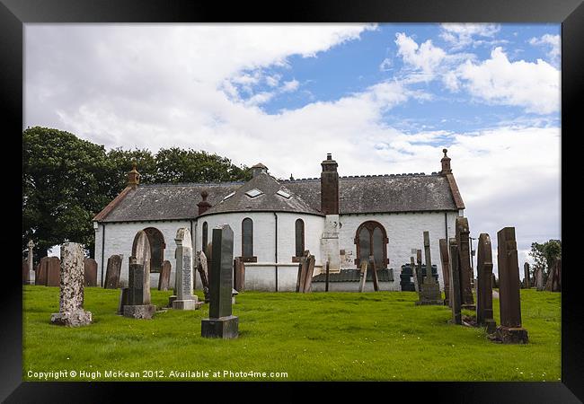 Building, Church, Ruthwell parish church Framed Print by Hugh McKean