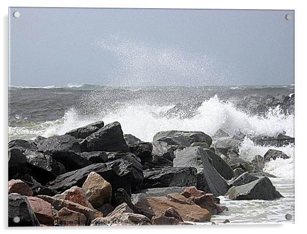 Pounded Jetty's Acrylic by Susan Medeiros