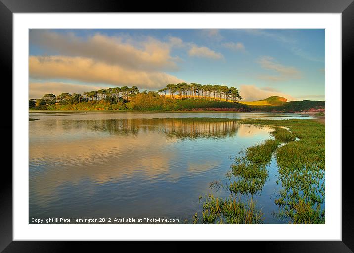 Otter Estuary at Budleigh Framed Mounted Print by Pete Hemington