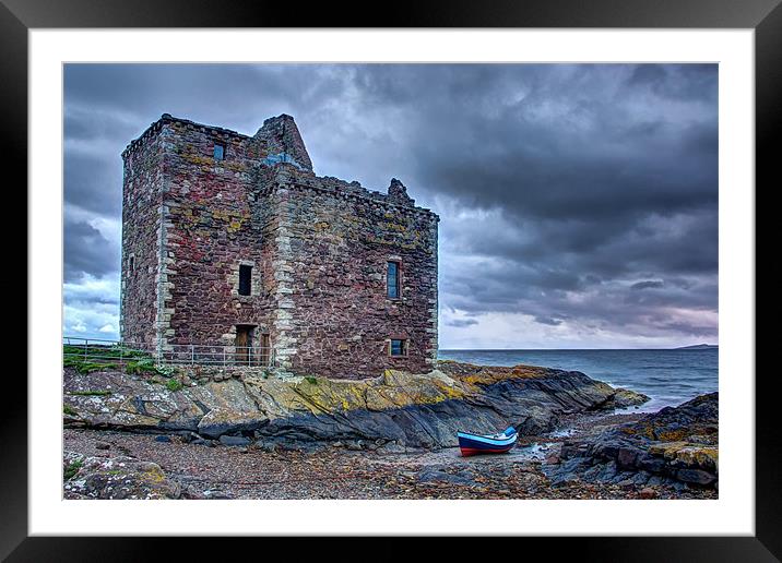 Castle on the coast Framed Mounted Print by Sam Smith