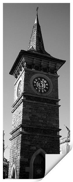 Clock Tower Print by Anthony Palmer-Greene