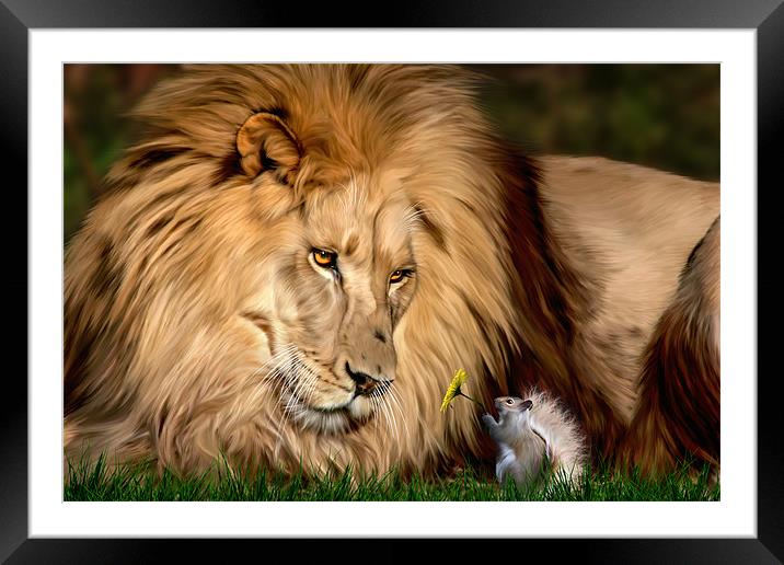 A gift for Cameron Framed Mounted Print by Big Cat Rescue