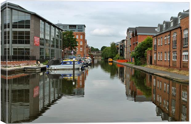 Canalside Redevolopment Canvas Print by graham young