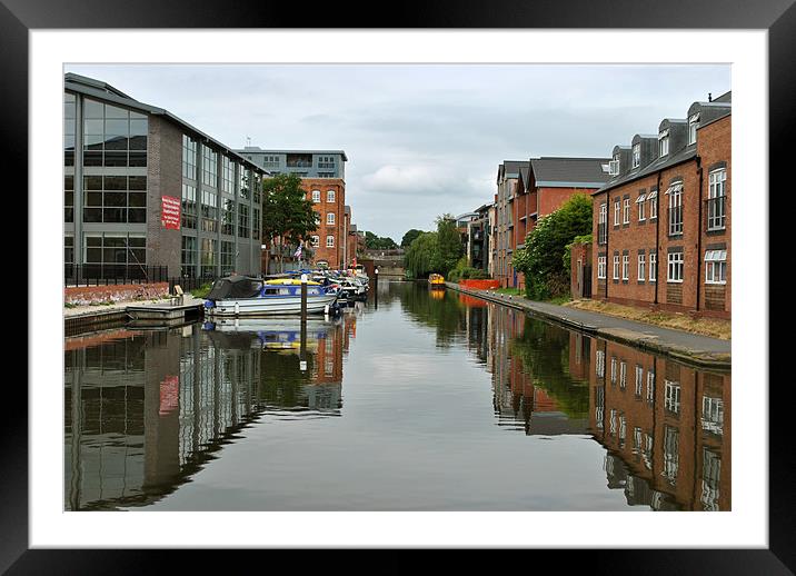 Canalside Redevolopment Framed Mounted Print by graham young