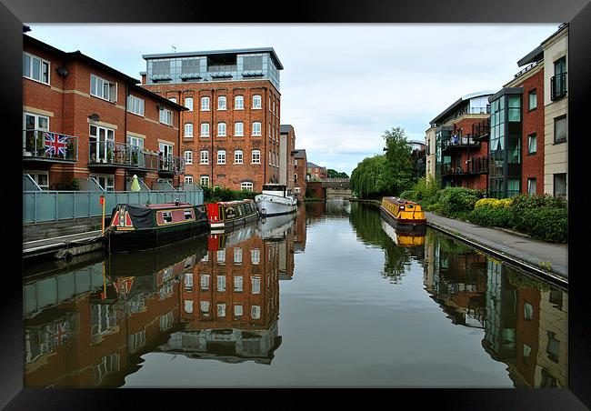 Canalside Regeneration Framed Print by graham young