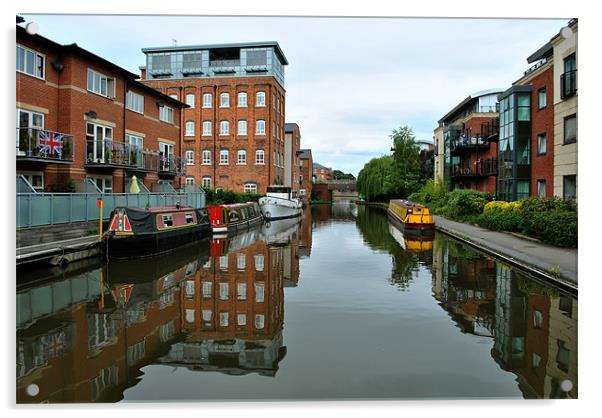 Canalside Regeneration Acrylic by graham young