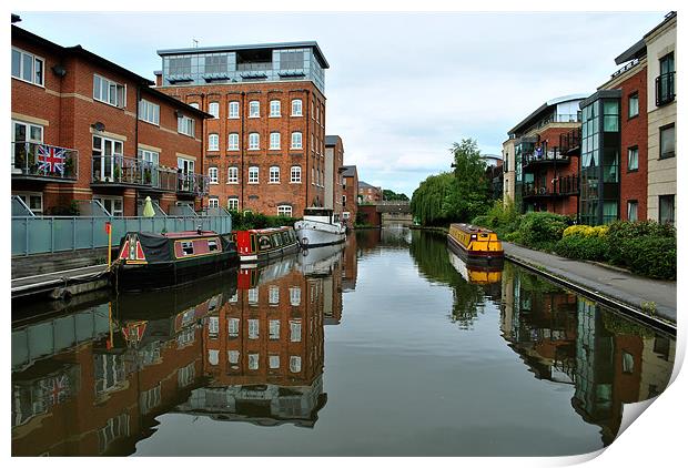 Canalside Regeneration Print by graham young