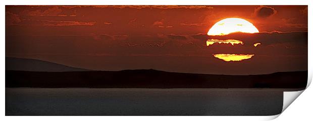 SUNSET OVER St DAVIDS #2 Print by Anthony R Dudley (LRPS)