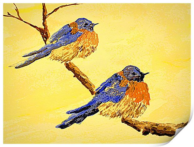 birds of winter Print by dale rys (LP)