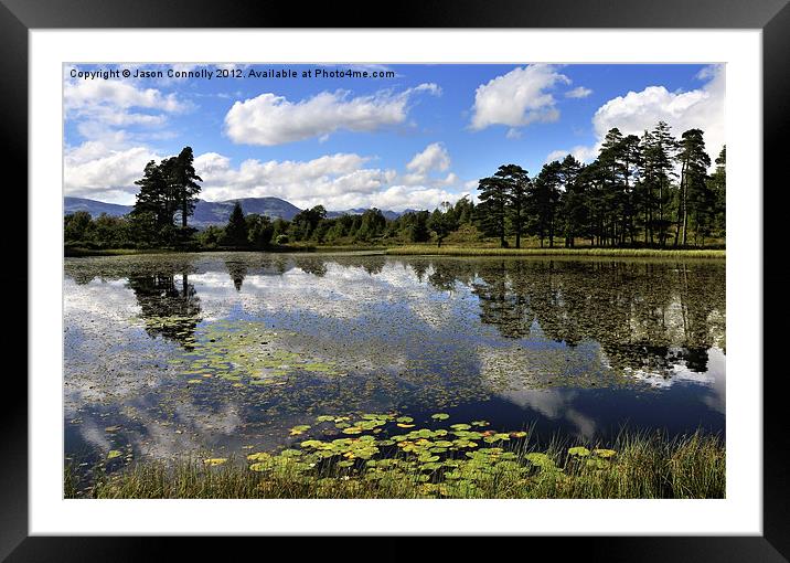 Wise Een Tarn Framed Mounted Print by Jason Connolly