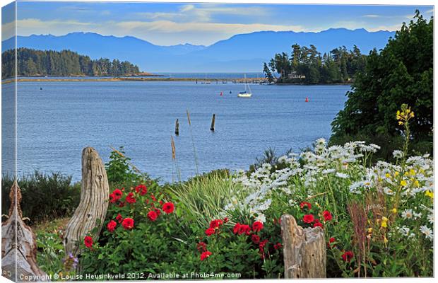 The Harbour at Sooke Canvas Print by Louise Heusinkveld
