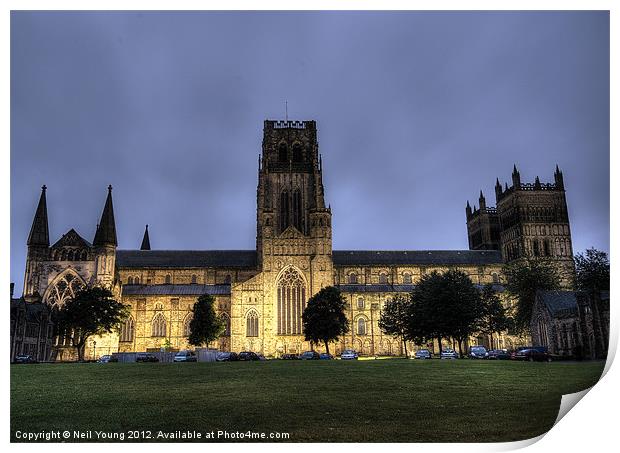 Durham Cathedral Print by Neil Young