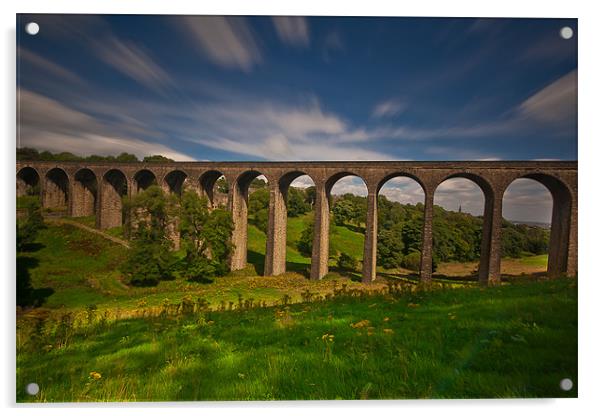 Thornton Viaduct Acrylic by Matthew Burniston