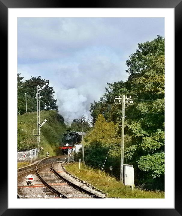 M7 at Corfe Framed Mounted Print by Mike Streeter