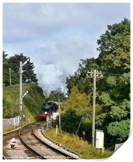 M7 at Corfe Print by Mike Streeter