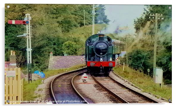 6695 at Corfe 2 Acrylic by Mike Streeter