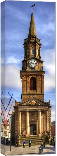 The Town Hall in Berwick-upon-Tweed Canvas Print by Tom Gomez