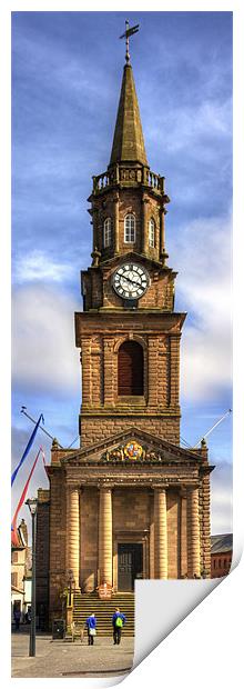 The Town Hall in Berwick-upon-Tweed Print by Tom Gomez