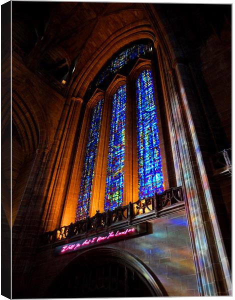 Liverpool Cathedral Canvas Print by Claire Ungley