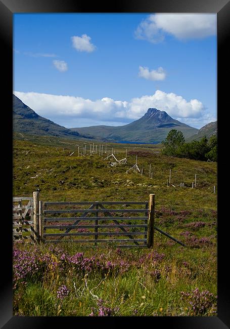 The Path to Stac Pollaidh Framed Print by Jacqi Elmslie