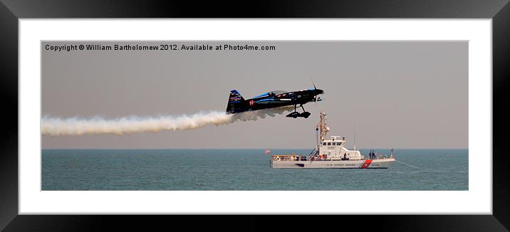 Fly By Framed Mounted Print by Beach Bum Pics