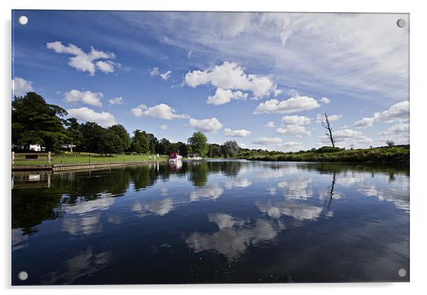 Bure Reflections in Coltishall Acrylic by Paul Macro