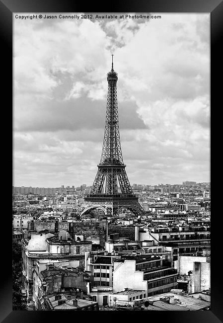 Eiffel Tower, Paris Framed Print by Jason Connolly