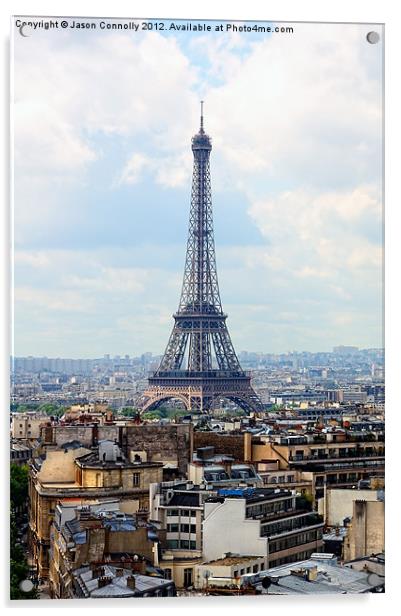 Eiffel Tower, Paris Acrylic by Jason Connolly