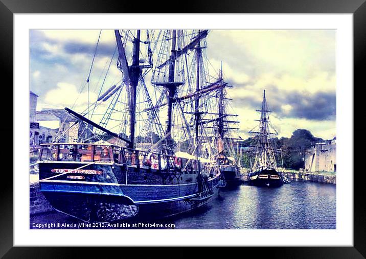 CHARLESTOWN Framed Mounted Print by Alexia Miles