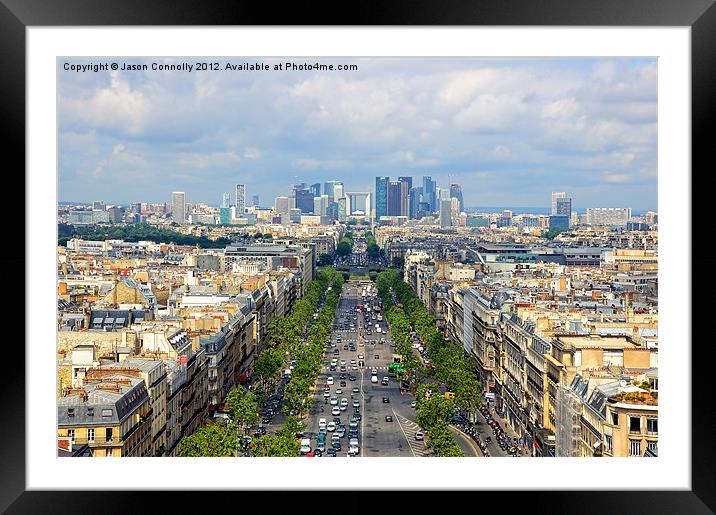 Paris, France Framed Mounted Print by Jason Connolly