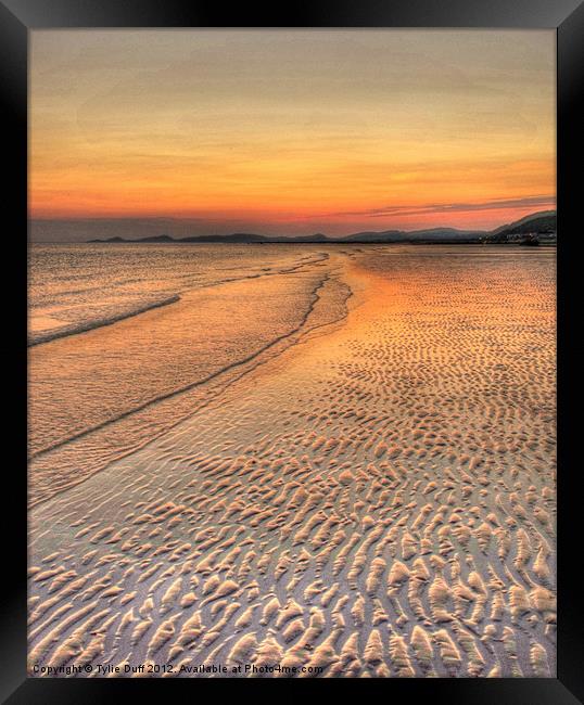 Deserted Beach Framed Print by Tylie Duff Photo Art