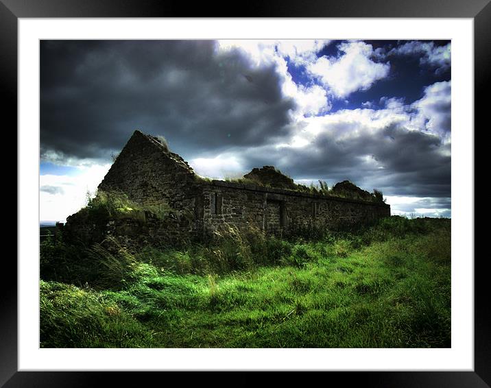 Derelict Remains Framed Mounted Print by Alan Todd