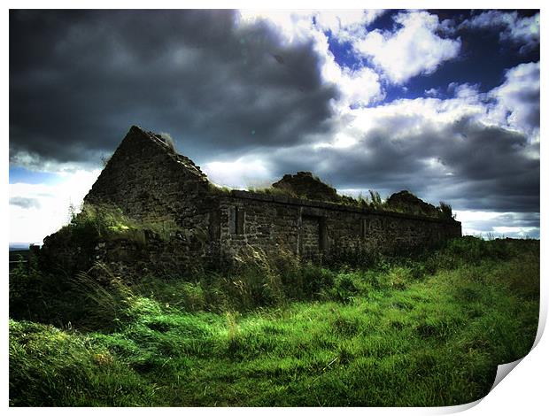 Derelict Remains Print by Alan Todd
