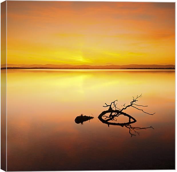 Loch Leven Sunset Canvas Print by Grant Glendinning