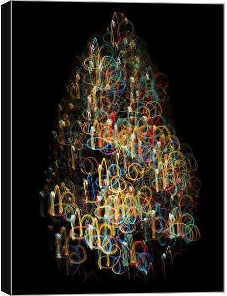 Christmas tree lights Canvas Print by Nicholas Burningham