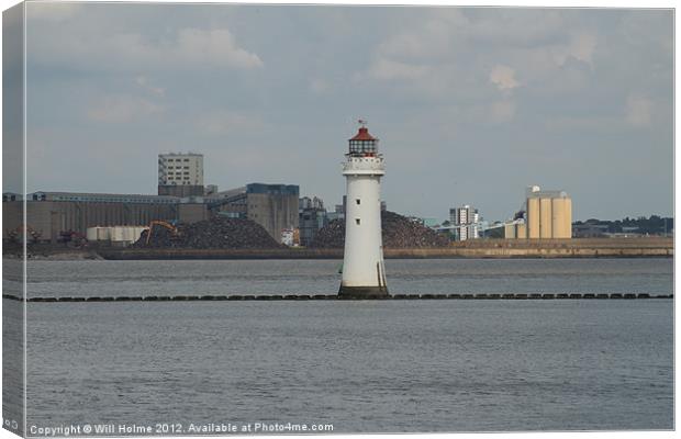 New Brighton Lighthouse Canvas Print by Will Holme