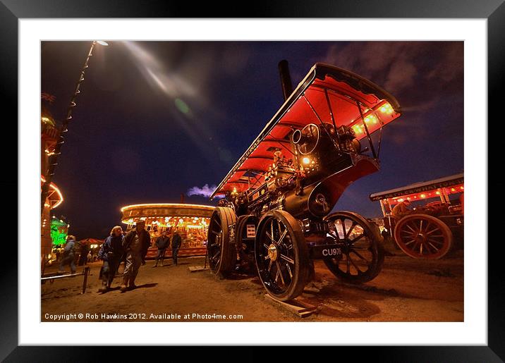 A nite at the fair Framed Mounted Print by Rob Hawkins