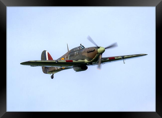 The Mighty Hawker Hurricane Framed Print by Mike Gorton