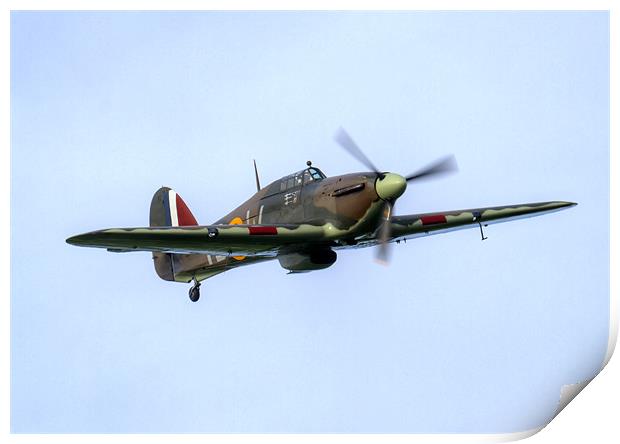 The Mighty Hawker Hurricane Print by Mike Gorton