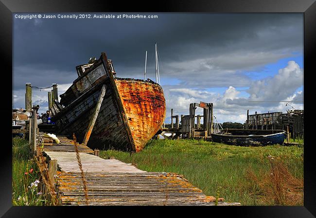 The Jetty Of Good Hope Framed Print by Jason Connolly