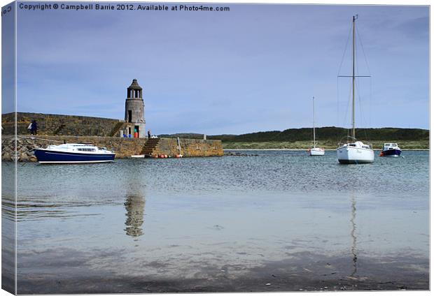 Port Logan, Mull of Galloway Canvas Print by Campbell Barrie