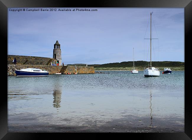 Port Logan, Mull of Galloway Framed Print by Campbell Barrie
