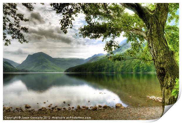 Beautiful Buttermere Print by Jason Connolly