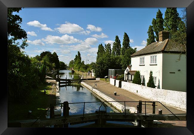 Southall Top Lock Framed Print by graham young