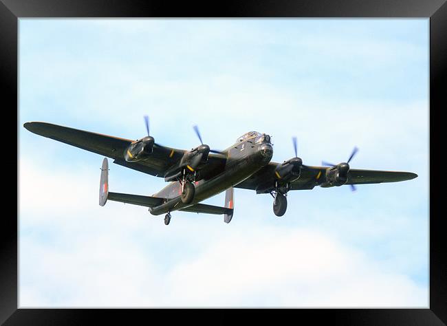 The Mighty Lancaster Bomber Framed Print by Mike Gorton