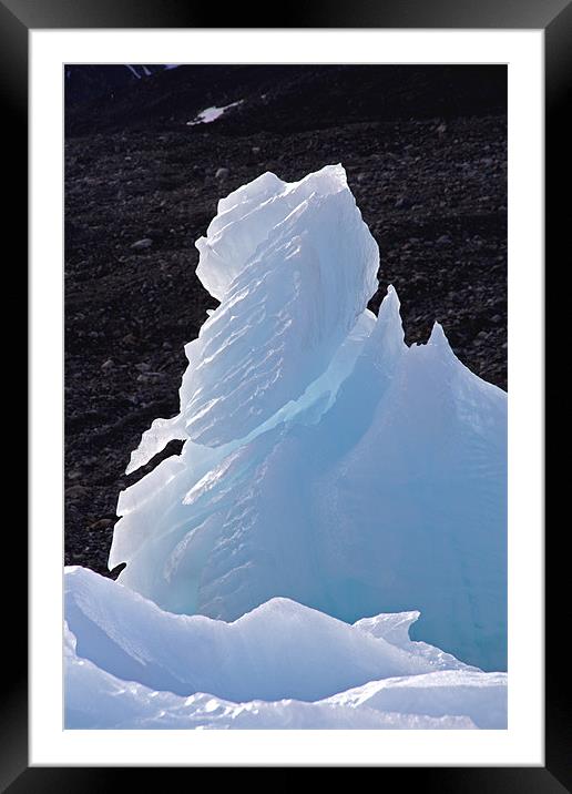 Glaciers Framed Mounted Print by Gail Johnson