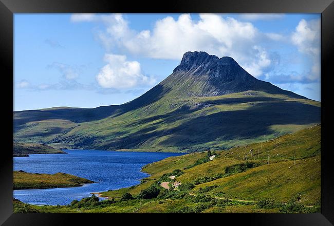 Winding Road to Stac Pollaidh Framed Print by Jacqi Elmslie